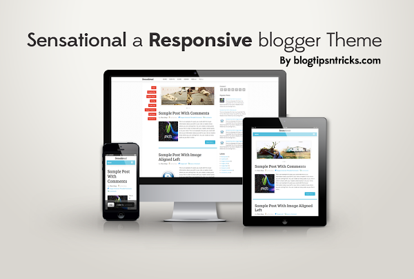 Sensational Responsive blogger template