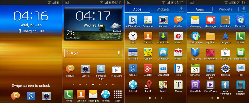 Samsung s2 android version